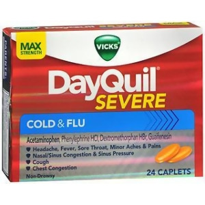 Vicks DayQuil Severe Cold & Flu Caplets - 24 Ct.