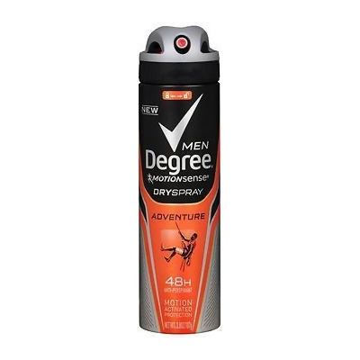 Degree Men MotionSense Dry Spray Anti-Perspirant Adventure - 3.8 oz 