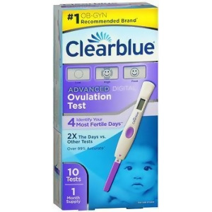 ADOT Clearblue Advanced  Ovulation 10ct March of Dimes Dual  US 