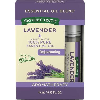 Nature's Truth On the Go Essential Oil Blend Roll-On Lavender- .33 oz 