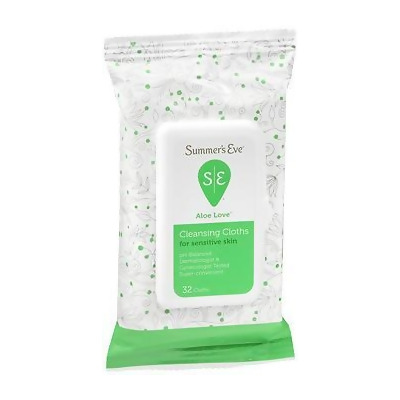 Summer's Eve Cleansing Cloths Aloe Love - 32 ct 