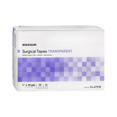 McKesson Surgical Tape Rolls Transparent 1