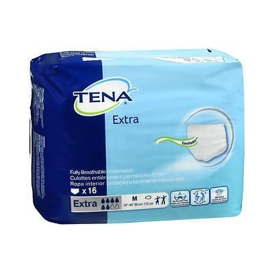 TENA Extra Underwear M- 4 pks of 16ct 