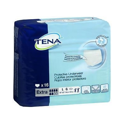 Tena Protective Underwear Extra Absorbency Large 45 58 Inches - 4 pks of 16ct 