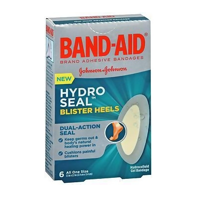 Band-Aid Hydro Seal Blister Heels Hydrocolloid Gel Bandages - 6 ct 