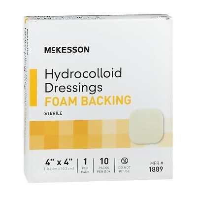 McKesson Hydrocolloid Dressing Foam Backing 4