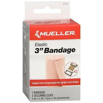 Mueller Elastic Bandage 3 Inch Width 6153 - 5.3ft each