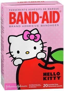 Band-Aid Bandages Hello Kitty Assorted Sizes - 20 ct 