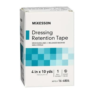 McKesson Dressing Retention Tape Roll 4 in x 10 yds 