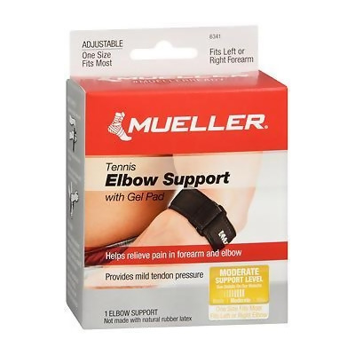 Mueller Sport Care Tennis Elbow Support with Gel Pad One Size #6341 - 1 ea. 