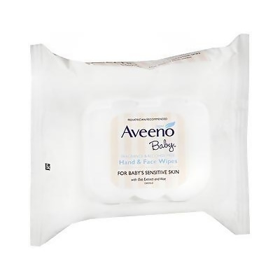 Aveeno Baby Hand & Face Wipes - 25 ct 