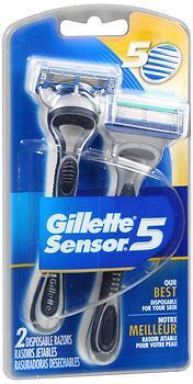 Gillette Sensor 5 Disposable Razors - 2 ct 