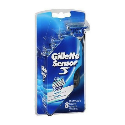 Gillette Sensor3 Disposable Razors Men's - 8 ct 