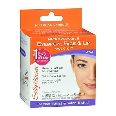 Sally Hansen Microwaveable Eyebrow, Face and Lip Wax - 1 each 