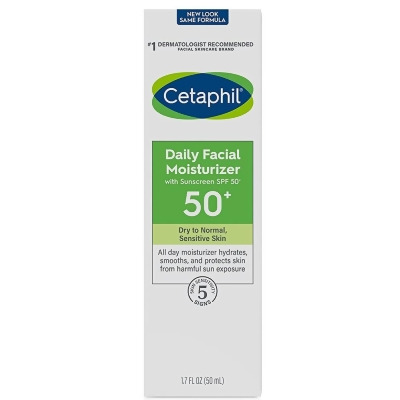 Cetaphil Daily Face Moisturizer Sunscreen SPF 50 - 1.7 oz 