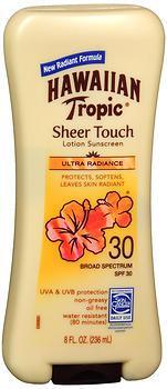 Hawaiian Tropic Sheer Touch Lotion Sunscreen SPF 30 - 8 oz 