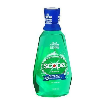Scope Outlast Mouthwash Long Lasting Mint - 33.8 oz 