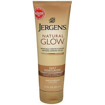 Jergens Natural Glow Daily Moisturizer Lotion Fair to Medium Skin Tones - 7.5 oz