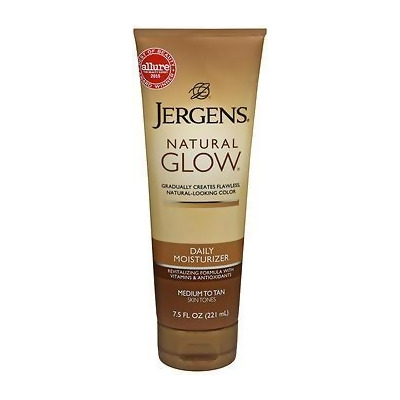 Jergens Natural Glow Daily Moisturizer Lotion Medium to Tan Skin Tones - 7.5 oz 