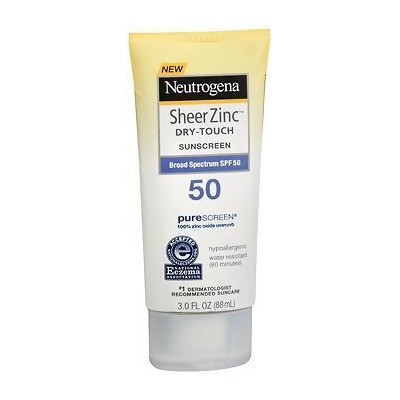 Neutrogena Sheer Zinc Dry-Touch Sunscreen SPF 50 - 3 oz 