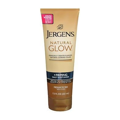 Jergens Natural Glow + Firming Daily Moisturizer Medium to Tan Skin Tones - 7.5 oz 