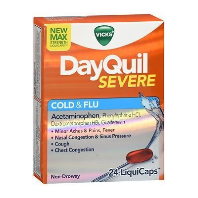 DayQuil Severe Cold & Flu LiquiCaps - 24 Ct. 