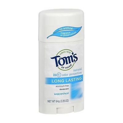 Tom's of Maine Long Lasting Aluminum-Free Deodorant Stick Unscented - 2.25 oz 