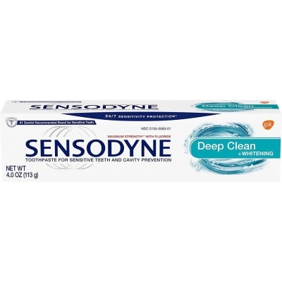 Sensodyne Toothpaste for Sensitive Teeth Deep Clean - 4 oz 