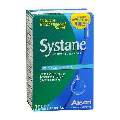 Systane Lubricant Eye Drops Vials - 30 ct 