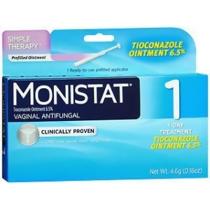 Monistat 1 Day Vaginal Antifungal Prefilled Applicator - 1 Each