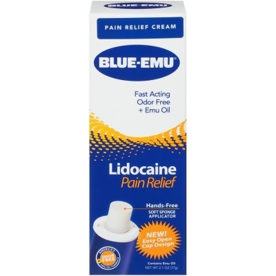 Blue-Emu Numbing Pain Relief Cream with Lidocaine - 2.7 oz 