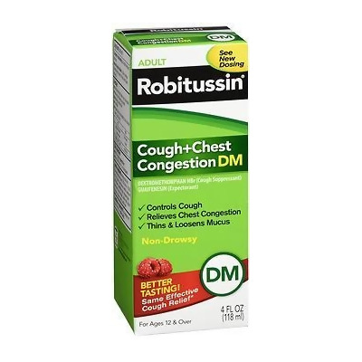 Robitussin Adult Cough + Chest Congestion DM Liquid - 4 oz 