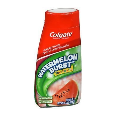 Colgate Kids Fluoride Toothpaste Liquid Gel Watermelon Burst - 4.6 oz 