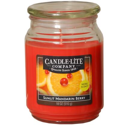 Terrace Jar Candle 18 oz-Sunlit Mandarin Berry 