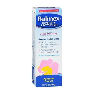 Balmex Complete Protection Diaper Rash Cream - 2 oz 