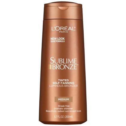 L'Oreal SUBLIME BRONZE Luminous Bronzer Self-Tanning Lotion - 6.7 oz 