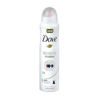 Dove Antiperspirant Dry Spray Invisible Clear Finish - 3.8 oz 