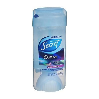 Secret Outlast Anti-Perspirant Deodorant Clear Gel Clean Lavender - 2.6 oz 