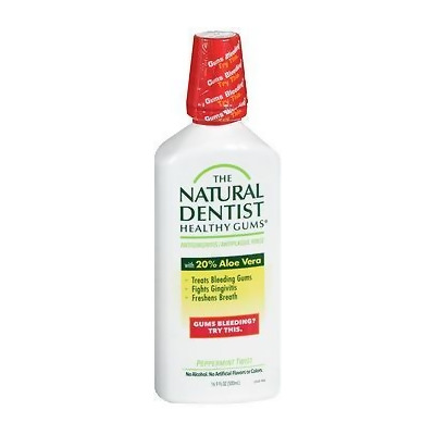 The Natural Dentist Healthy Gums Antigingivitis Mouth Rinse Peppermint Twist - 16.9 oz 