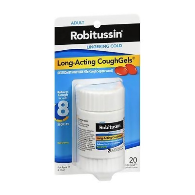 Robitussin Long-Acting CoughGels - 20 ct 