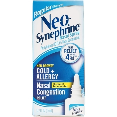 Neo-Synephrine Nasal Spray Regular Strength - .5 oz 