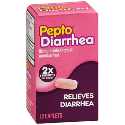 Pepto-Bismol Diarrhea Caplets - 12 ct 