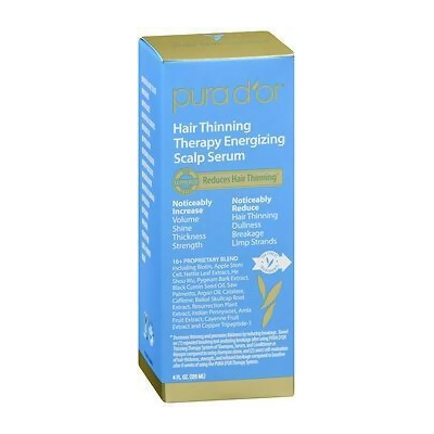 Pura d'Or Hair Thinning Therapy Energizing Scalp Serum - 4 oz 