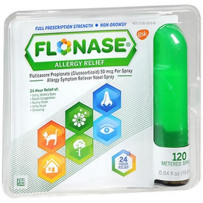 Flonase Allergy Symptom Reliever Nasal Spray - 120 Sprays 