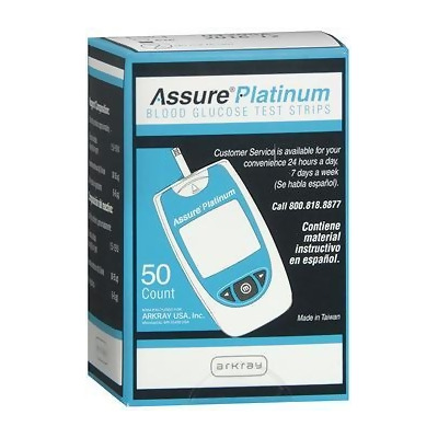 Assure Platinum Blood Glucose Test Strips - 50 ct 