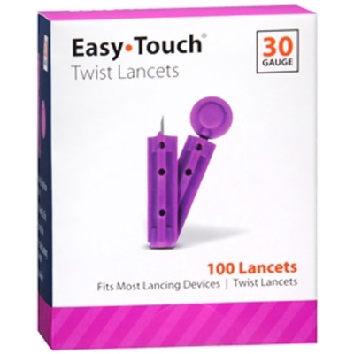 Easy Touch Twist Lancets, 30 Gauge - 100 ct 