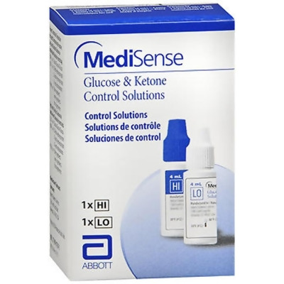 MediSense Glucose & Ketone Control Solutions - 2 Vial 