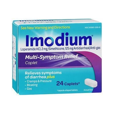 Imodium Multi-Symptom Relief Caplet - 24 ct 