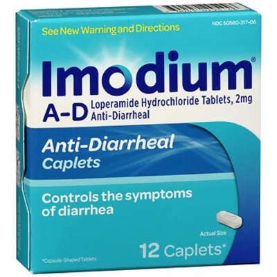 Imodium A-D Anti-Diarrheal Caplets - 12 ct 