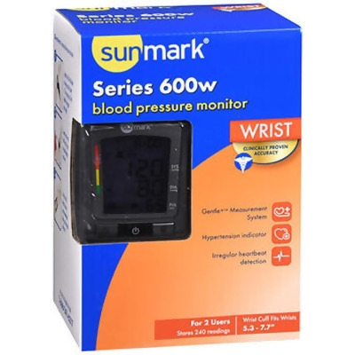 Sunmark Series 600w Wrist Blood Pressure Monitor - Each 